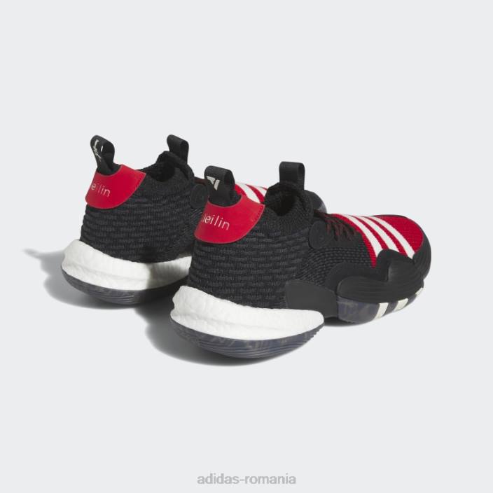 Adidas pantofi de baschet black trae young 2.0 bărbați negru/stacojiu/alb 2JBN19306