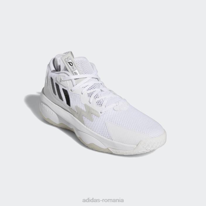 Adidas pantofi de baschet dame 8 alb adidas bărbați alb/negru/gri 2JBN19410