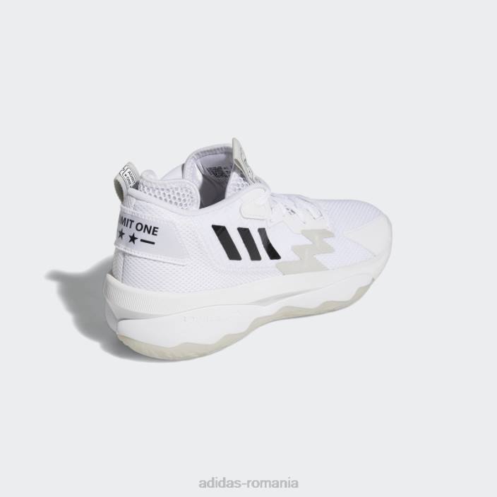 Adidas pantofi de baschet dame 8 alb adidas bărbați alb/negru/gri 2JBN19410