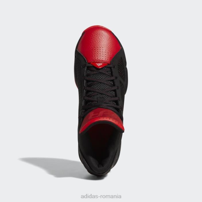 Adidas pantofi de baschet restomod low adizero rose 1.5 negri bărbați negru/rosu/argintiu 2JBN19583