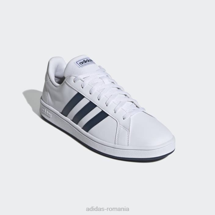 Adidas pantofi de bază grand court bleumarin bărbați alb/marinier 2JBN19857