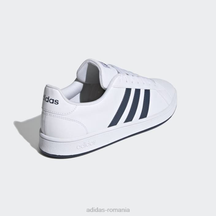 Adidas pantofi de bază grand court bleumarin bărbați alb/marinier 2JBN19857