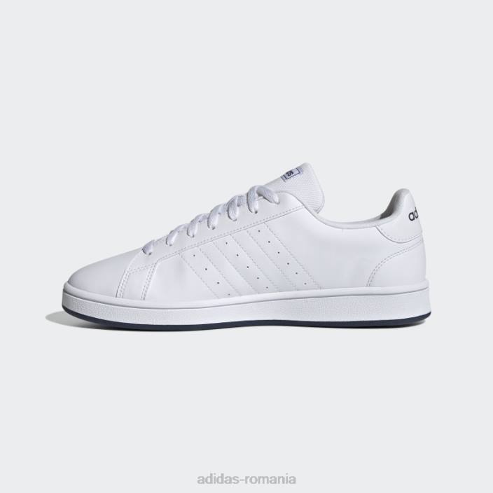 Adidas pantofi de bază grand court bleumarin bărbați alb/marinier 2JBN19857
