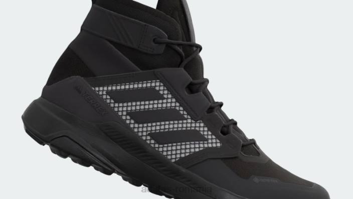 Adidas pantofi de drumeție negri terrex trailmaker mid gore-tex bărbați gri inchis 2JBN19684