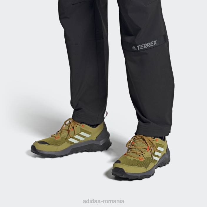 Adidas pantofi de drumeție olive terrex ax4 primegreen bărbați măsline/verde/portocaliu 2JBN19685