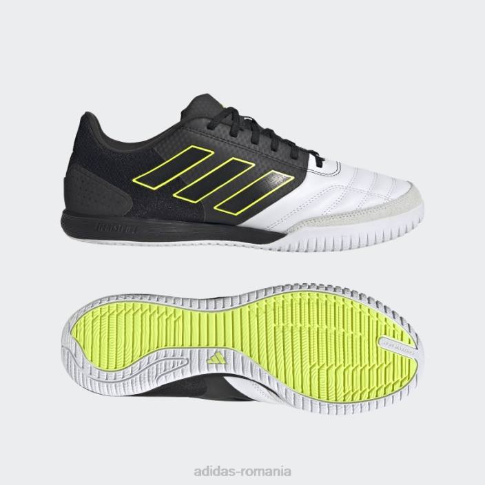 Adidas pantofi de fotbal indoor competiție top sala negri bărbați negru/galben/alb 2JBN19784