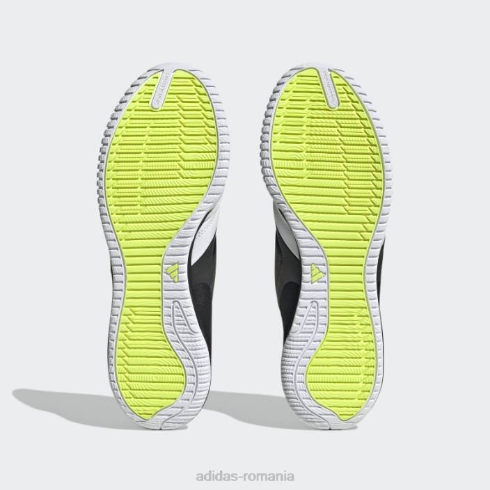 Adidas pantofi de fotbal indoor competiție top sala negri bărbați negru/galben/alb 2JBN19784