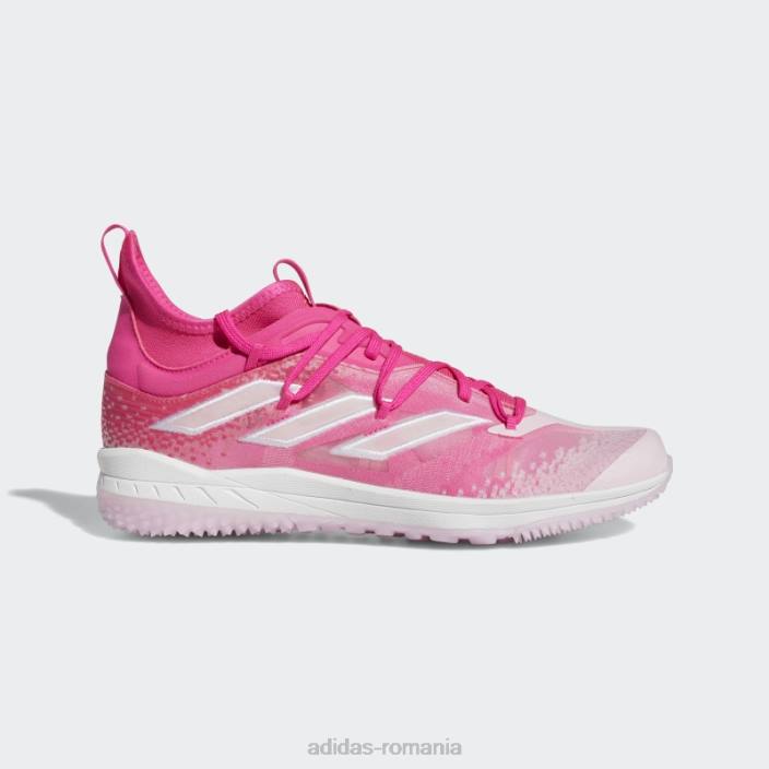 Adidas pantofi de gazon adizero afterburner nwv roz bărbați roz/alb 2JBN19856
