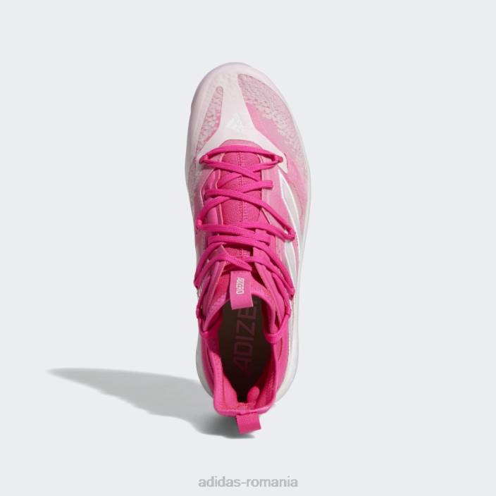 Adidas pantofi de gazon adizero afterburner nwv roz bărbați roz/alb 2JBN19856