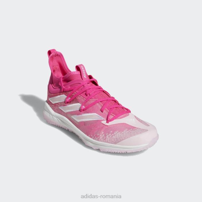 Adidas pantofi de gazon adizero afterburner nwv roz bărbați roz/alb 2JBN19856