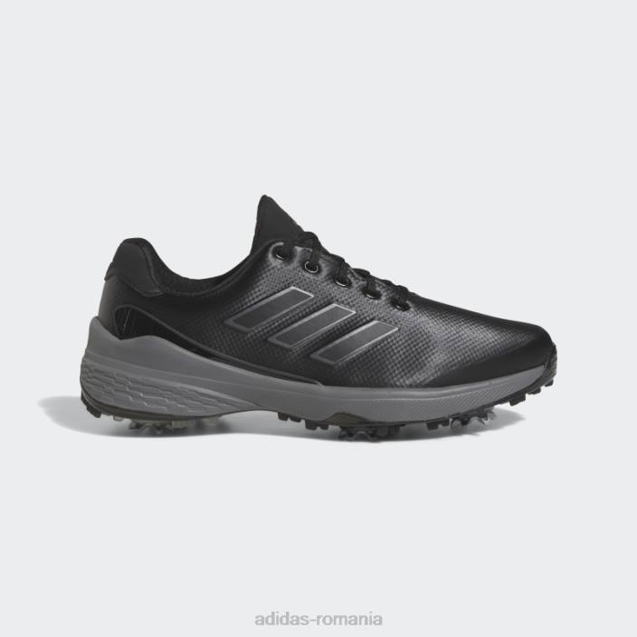 Adidas pantofi de golf argintii zg23 eleganti bărbați negru/argintiu închis/argintiu 2JBN19771