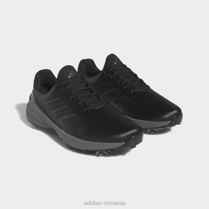 Adidas pantofi de golf argintii zg23 eleganti bărbați negru/argintiu închis/argintiu 2JBN19771