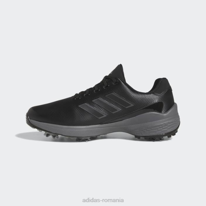 Adidas pantofi de golf argintii zg23 eleganti bărbați negru/argintiu închis/argintiu 2JBN19771