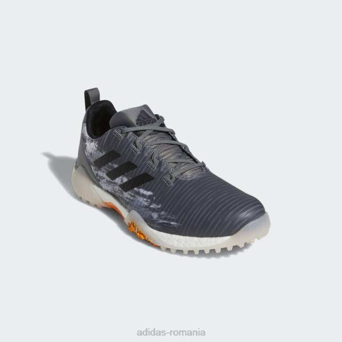 Adidas pantofi de golf gri codechaos bărbați papură gri/negru/portocaliu 2JBN19642