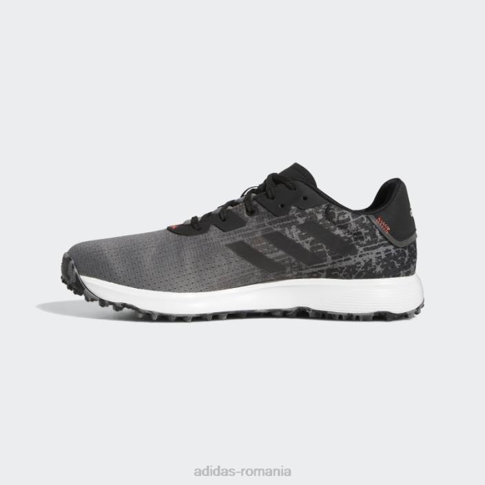 Adidas pantofi de golf gri s2g fără vârfuri adidas bărbați gri/negru 2JBN19821