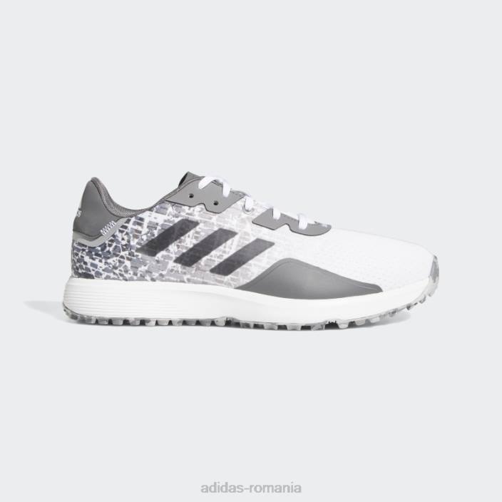 Adidas pantofi de golf s2g largi fara crampoane alb adidas bărbați alb/gri 2JBN19704