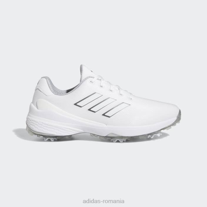 Adidas pantofi de golf zg23 albi bărbați alb/argintiu închis/argintiu 2JBN19651