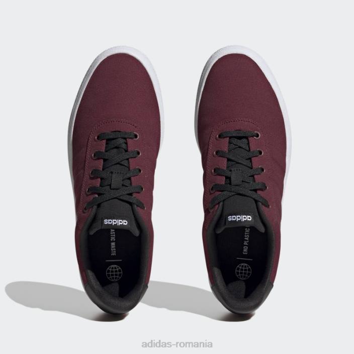 Adidas pantofi de skateboard vulc raid3r roșii bărbați roșu/negru 2JBN19508