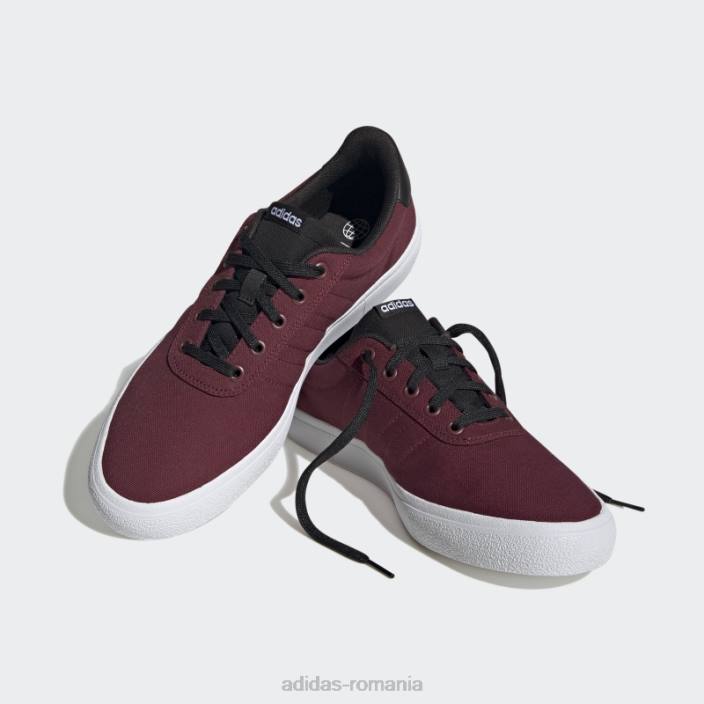 Adidas pantofi de skateboard vulc raid3r roșii bărbați roșu/negru 2JBN19508