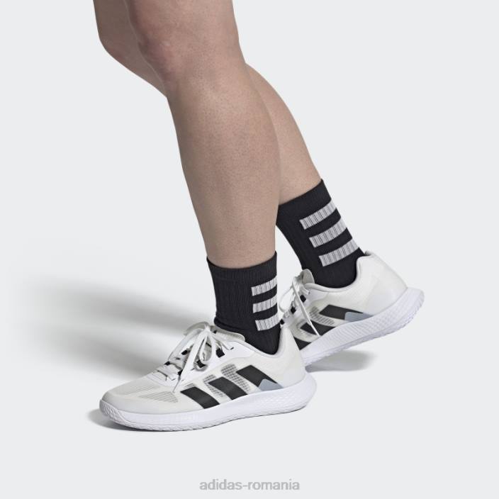 Adidas pantofi de volei forcebounce gri adidas bărbați gri/negru/alb 2JBN19776