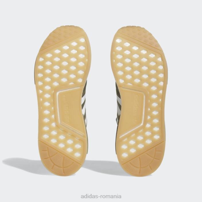 Adidas pantofi gum nmd-r1 bărbați măsline/alb/gumă 2JBN19350