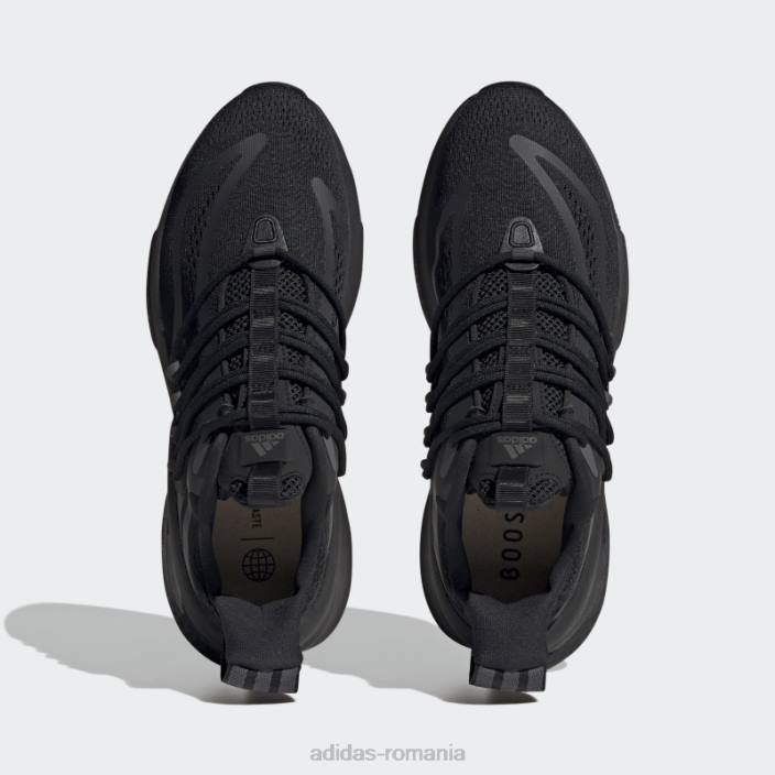 Adidas pantofi negri alphaboost v1 adidas bărbați negru/gri/carbon 2JBN19779