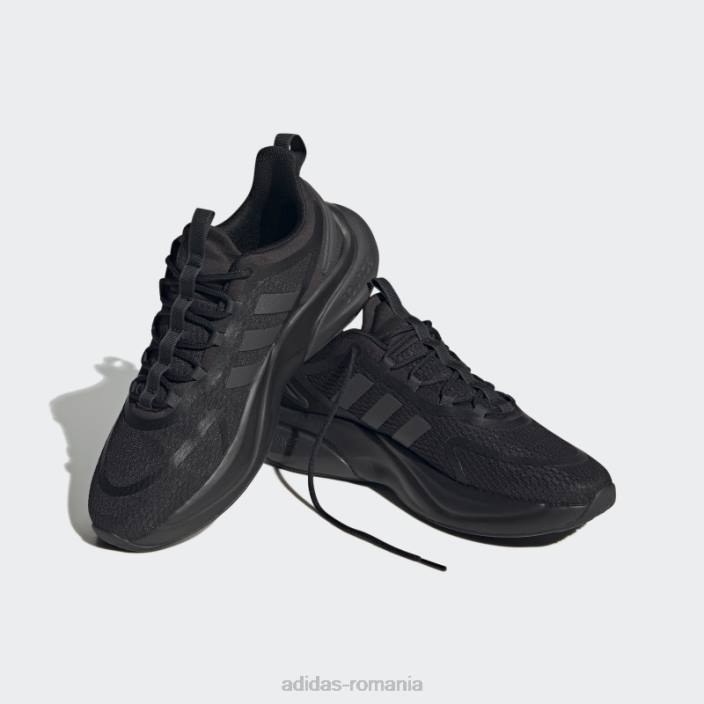 Adidas pantofi negri alphabounce+ bărbați negru/carbon 2JBN19625
