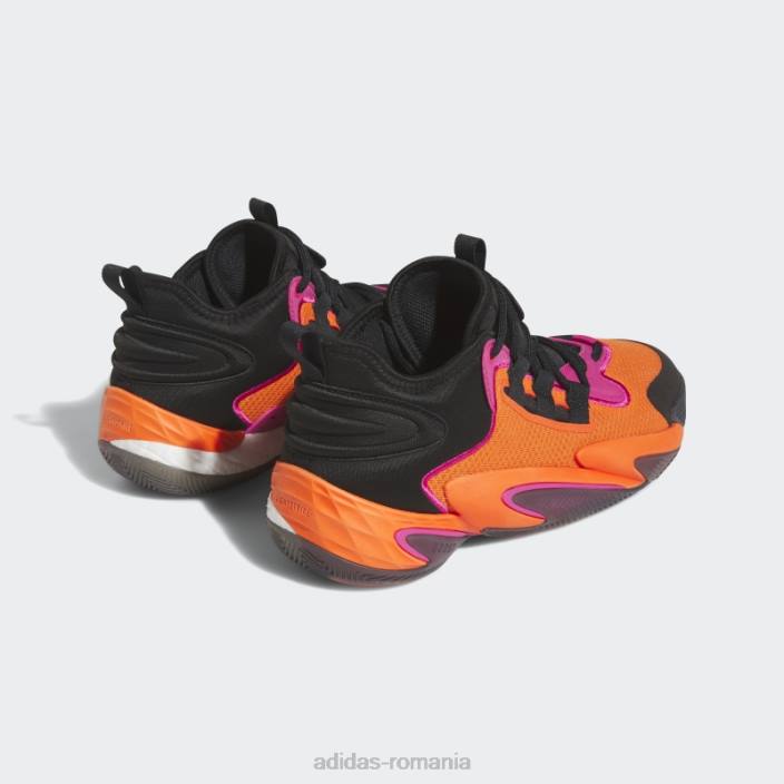 Adidas pantofi negri byw select bărbați negru/portocaliu/magenta real 2JBN19300