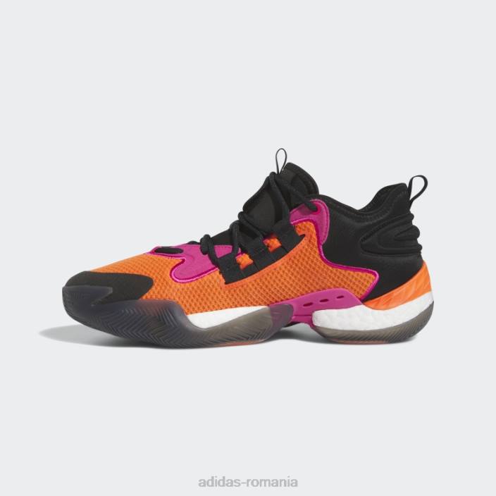 Adidas pantofi negri byw select bărbați negru/portocaliu/magenta real 2JBN19300