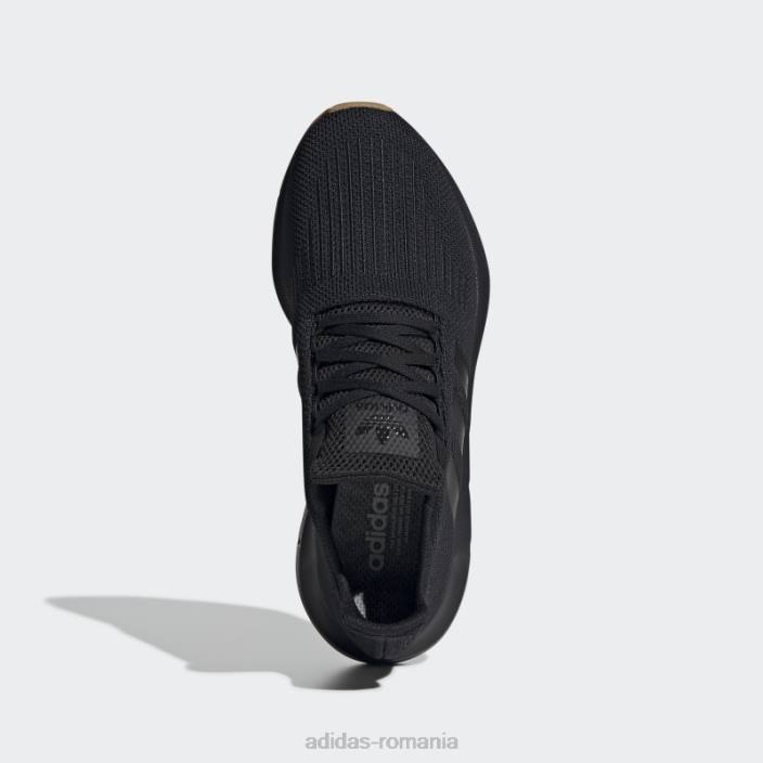 Adidas pantofi negri de alergare rapidă bărbați negru/gumă 2JBN19315