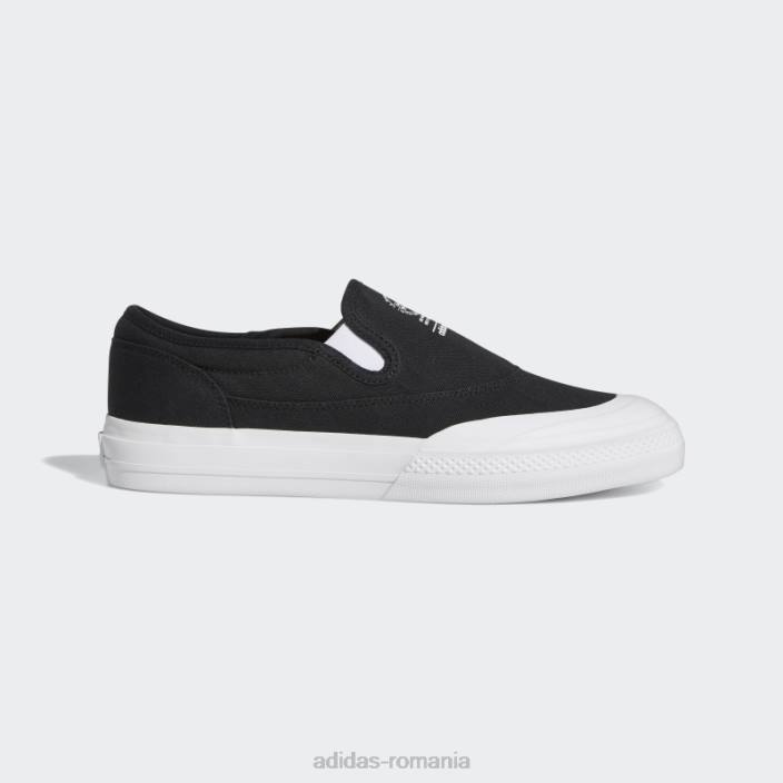 Adidas pantofi negri nizza rf bărbați alb negru 2JBN19373