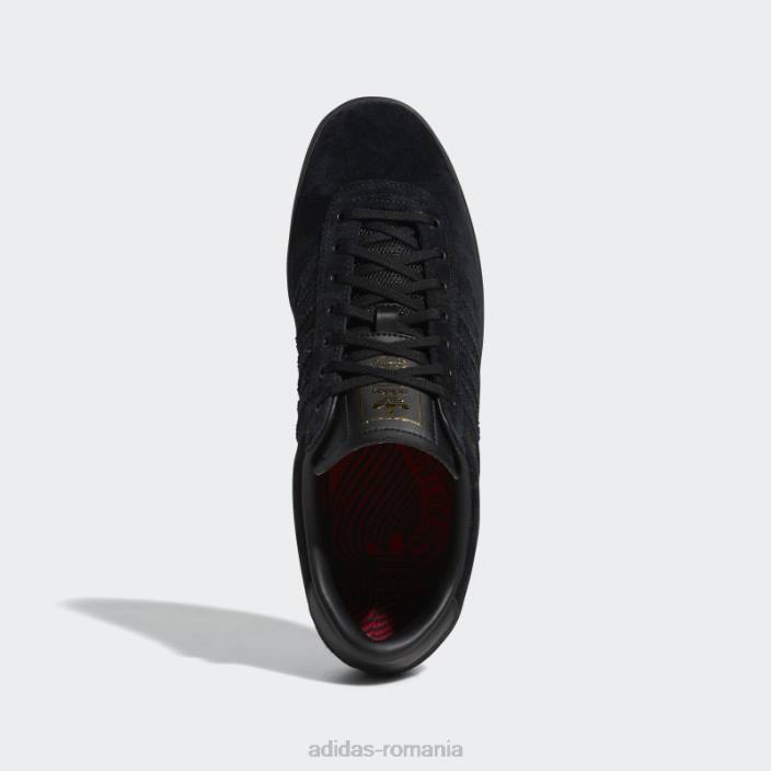 Adidas pantofi negri puig indoor bărbați negru/gumă 2JBN19474