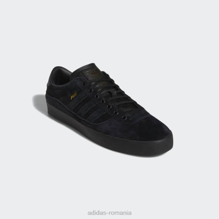 Adidas pantofi negri puig indoor bărbați negru/gumă 2JBN19474