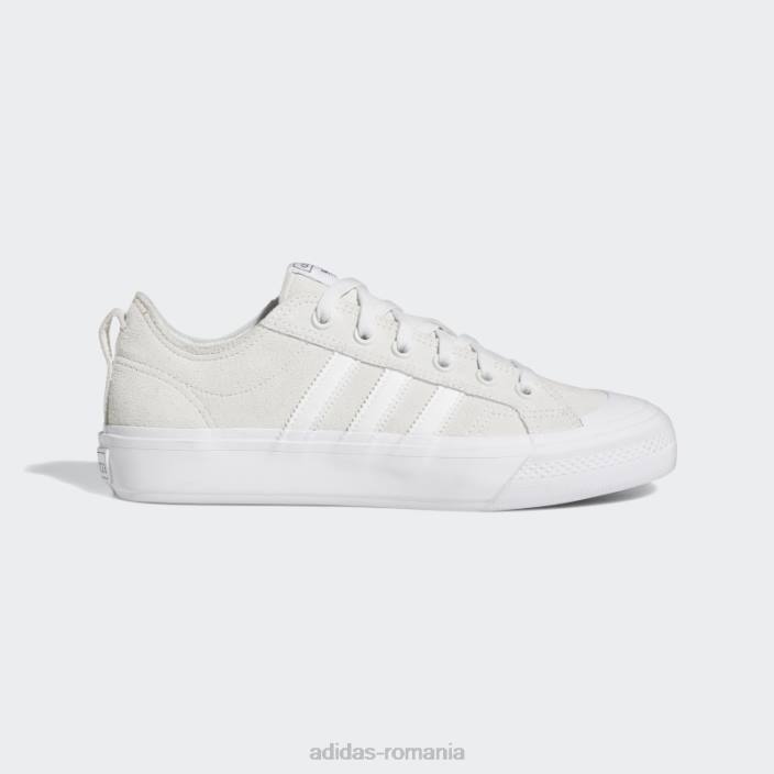 Adidas pantofi nizza low adv alb bărbați alb 2JBN19579