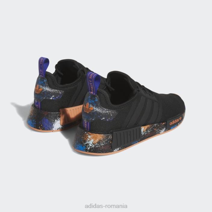 Adidas pantofi nmd-r1 de cupru neclar bărbați negru/albastru/cupru cețos 2JBN19367