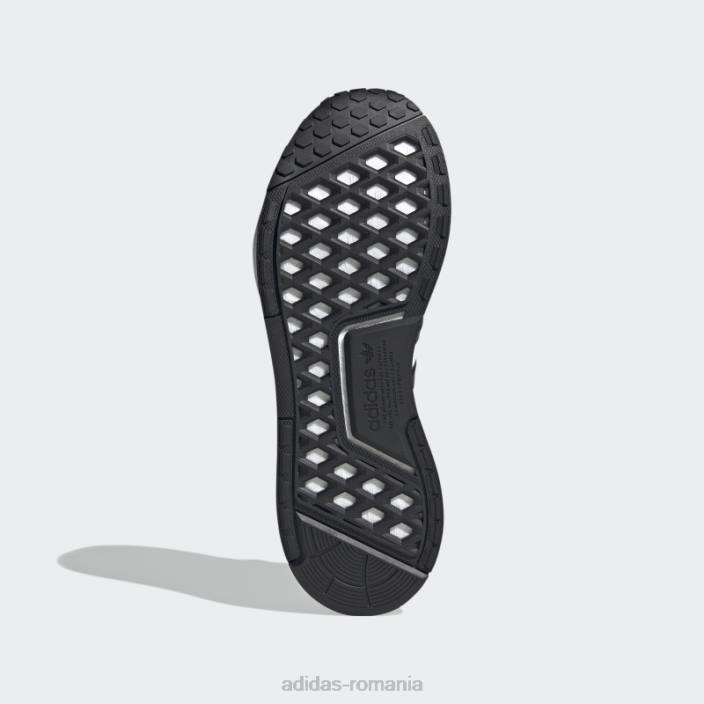 Adidas pantofi nmd-r1 v3 alb bărbați alb/negru/auriu metalic 2JBN19370