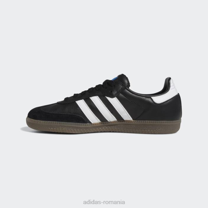 Adidas pantofi samba adv negri bărbați negru/alb/auriu metalic 2JBN19430