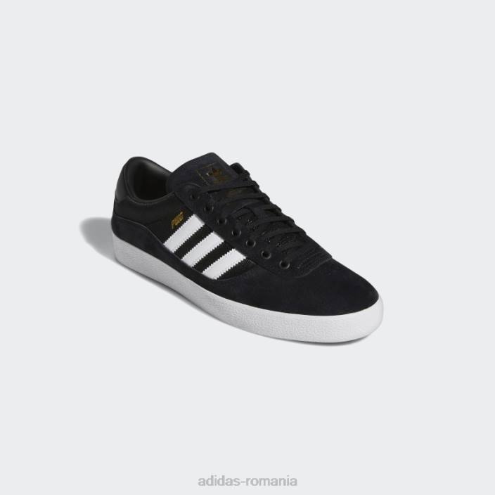 Adidas pantofi skate indoor puig negri bărbați negru/alb/var 2JBN19783