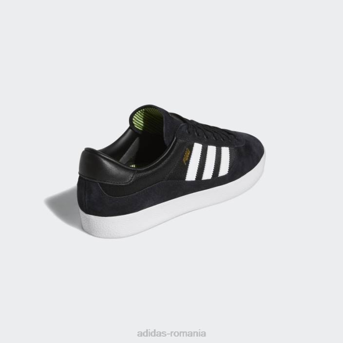 Adidas pantofi skate indoor puig negri bărbați negru/alb/var 2JBN19783