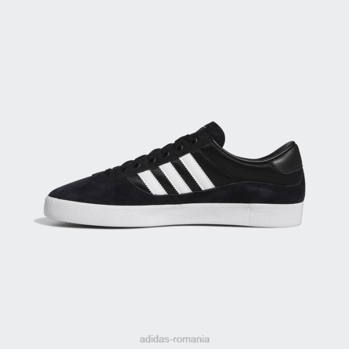 Adidas pantofi skate indoor puig negri bărbați negru/alb/var 2JBN19783