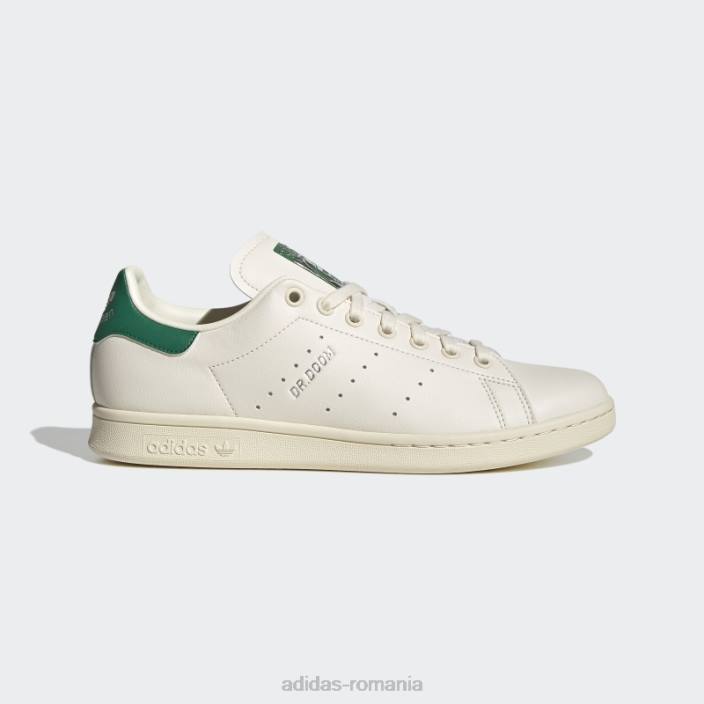 Adidas pantofi stan smith verzi îndrăzneți bărbați alb/verde intens 2JBN19714