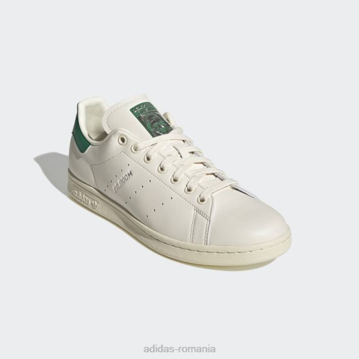 Adidas pantofi stan smith verzi îndrăzneți bărbați alb/verde intens 2JBN19714