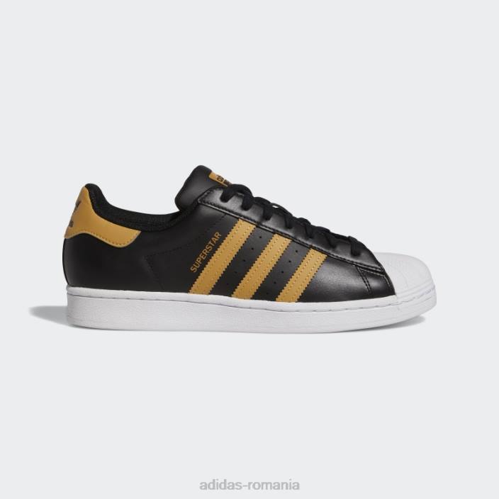 Adidas pantofi superstar bej bărbați negru/bej/alb 2JBN19772