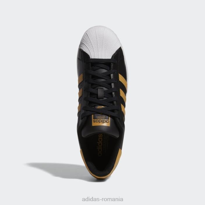 Adidas pantofi superstar bej bărbați negru/bej/alb 2JBN19772
