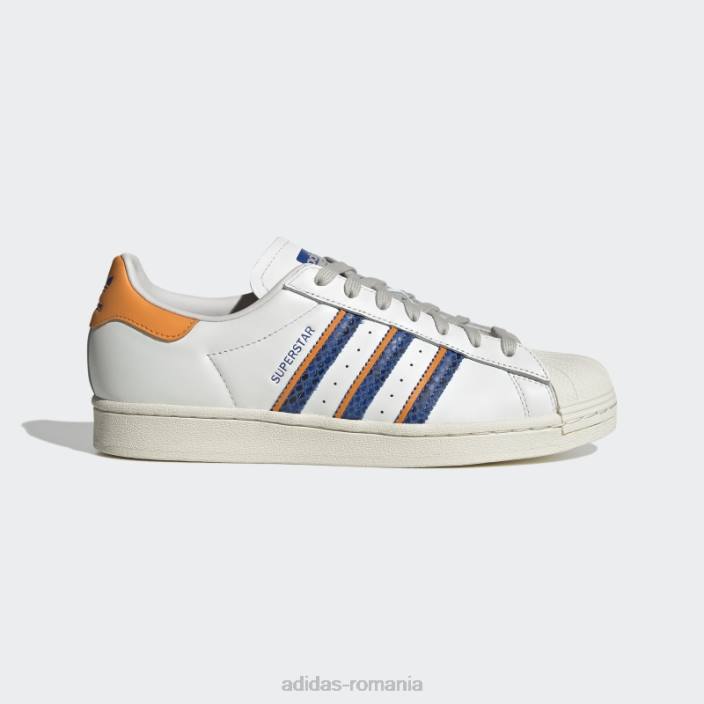 Adidas pantofi superstar orange rush bărbați alb/portocaliu/papură portocalie 2JBN19792