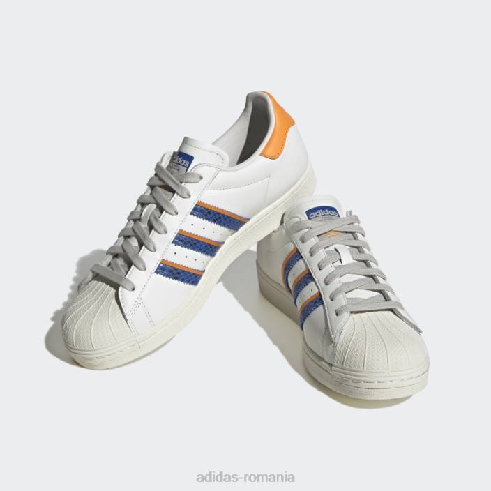 Adidas pantofi superstar orange rush bărbați alb/portocaliu/papură portocalie 2JBN19792