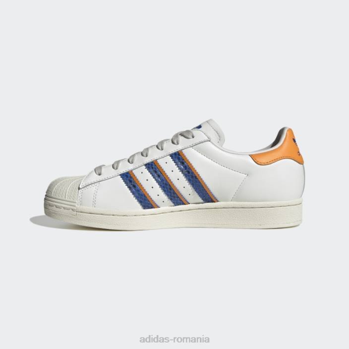 Adidas pantofi superstar orange rush bărbați alb/portocaliu/papură portocalie 2JBN19792