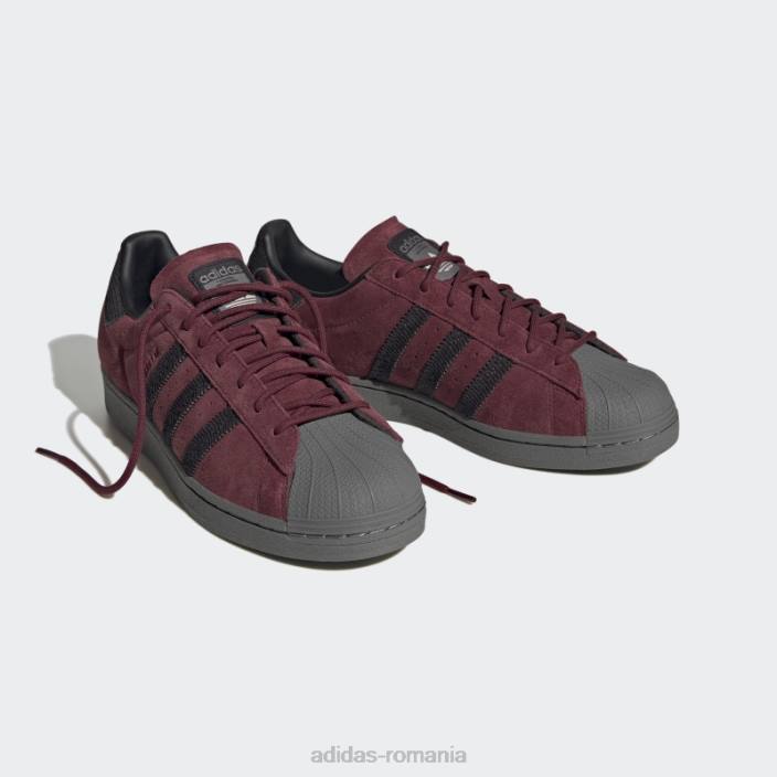 Adidas pantofi superstar roșii adidas bărbați roșu/negru/verde închis 2JBN19395