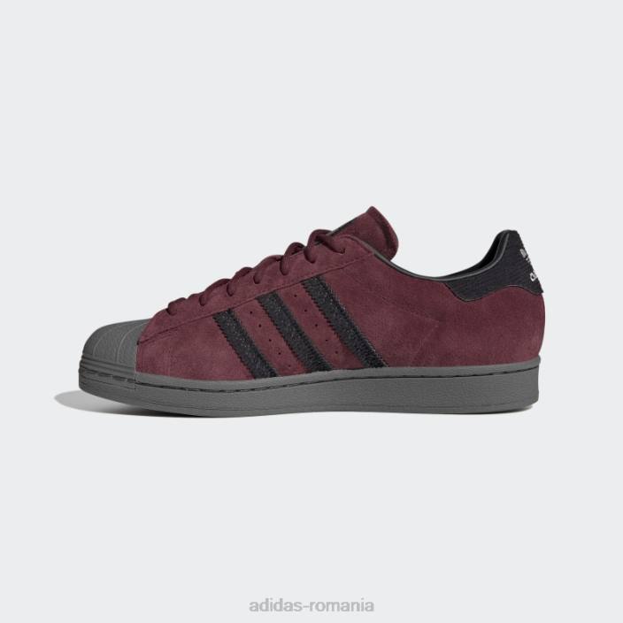 Adidas pantofi superstar roșii adidas bărbați roșu/negru/verde închis 2JBN19395