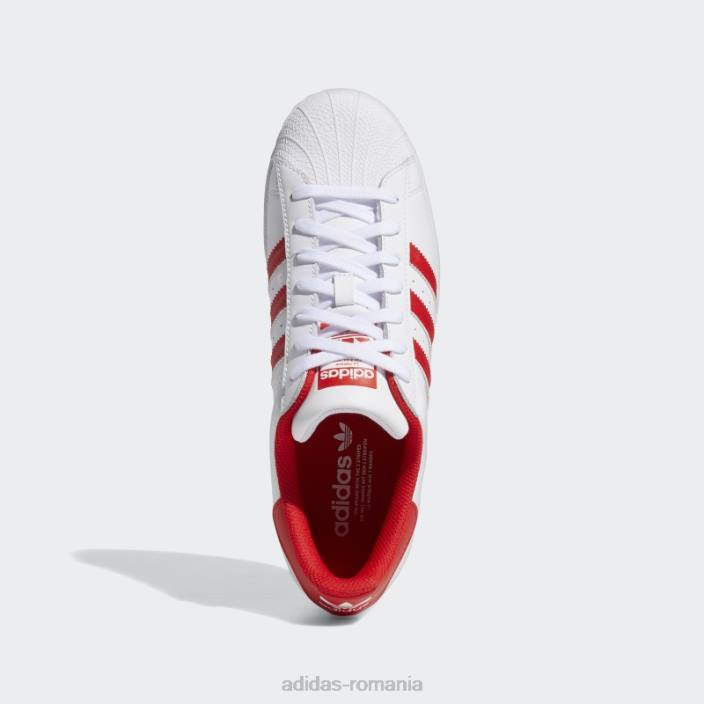 Adidas pantofi superstar roșii bărbați alb roșu 2JBN19627